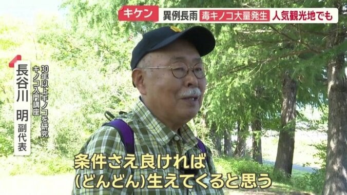 キノコ入門講座　長谷川明副代表