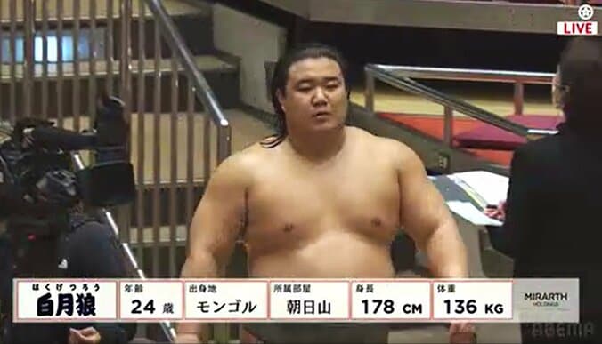 「筋肉やば」鋼のような筋肉美で“無敗”の力士、ついに初黒星「三段目の取組じゃない」好取組に初日からファン大興奮 2枚目