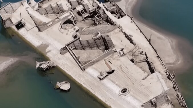セルビアでナチス軍艦の残骸を発見