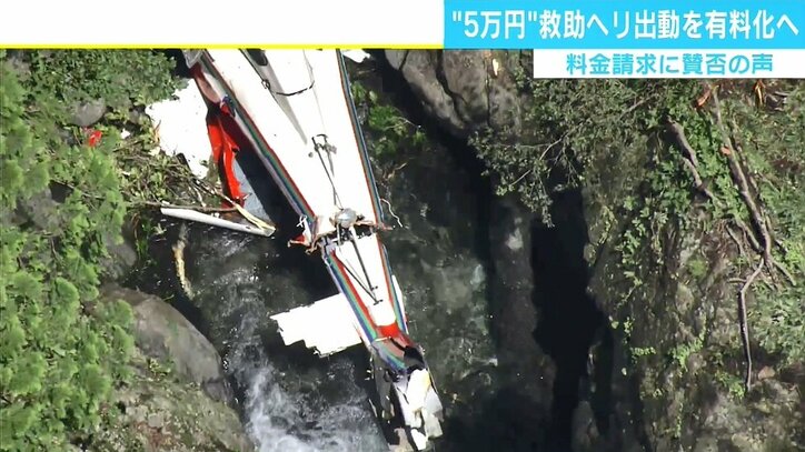1時間当たり“5万円”、埼玉県で全国初の「山岳救助ヘリ有料化」実施へ