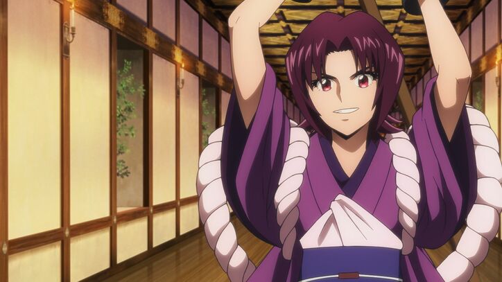 アニメ「るろうに剣心」本条鎌足場面カット