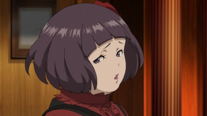 アニメ「歌舞伎町シャーロック」第9話、連続殺人鬼に滞在先がばれてしまったアイリーン 先行カット解禁