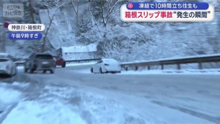 「路面が凍結」