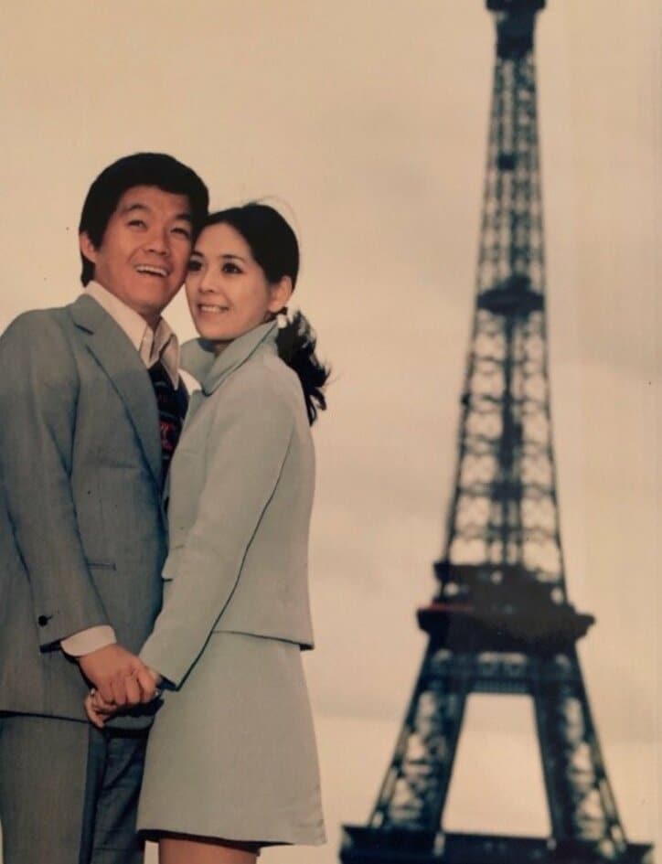 柏木由紀子、夫・坂本九さんとの貴重な新婚旅行写真を公開「忙しい最中、主人も時間を作って…」