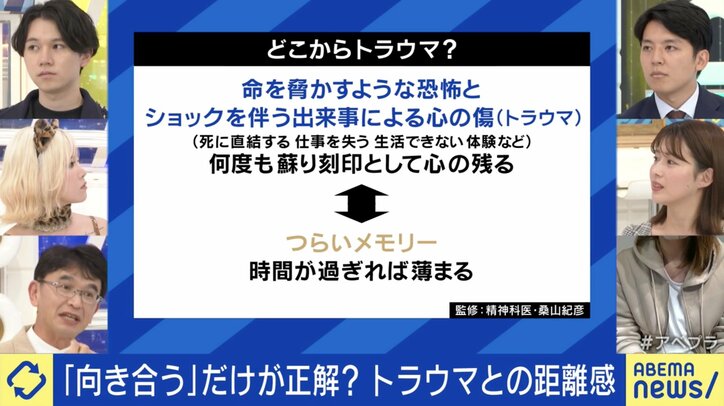 【写真・画像】トラウマは乗り越えるべき？ 「命を守るために逃げようと…」「心の傷を受け入れることが必要」当事者語る葛藤と精神科医のケアの基本　4枚目