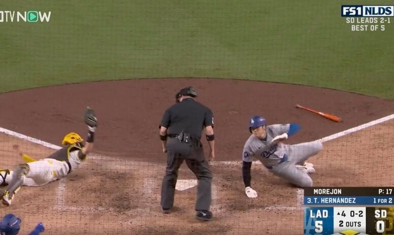 ふざけんなよ！ 大谷翔平が「ブチギレた」 審判がありえない動き… 無念の本塁憤死に「そりゃキレる」