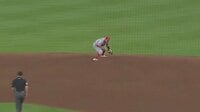 フレッチャーの好守備でダブルプレイ