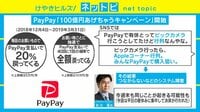 けやきヒルズ - ネットピ - “PayPay祭り” 初日はシステム障害も 他 (18/12/05) | 動画視聴は【Abemaビデオ(AbemaTV)】
