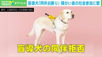 盲導犬「同伴お断り」障がい者の社会参加に壁