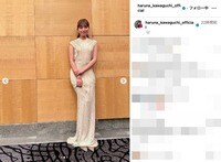 川口春奈の美しい白ドレス姿に「雪の女神のよう」「際立つ美麗さに言葉がない！」とファン悶絶