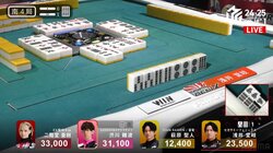 「すげーよ！」「うおー、止めたぜ」全国をあっと言わせる一打 筋肉雀士の土壇場ビタ止めに放送席騒然／麻雀・Mリーグ