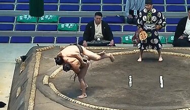 土俵下で“笑ってはいけない”状態が発生「親方ツボってる」見事な掛け