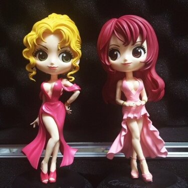 叶姉妹がフィギュアに 試作品を公開し「皆さんのご意見やご希望
