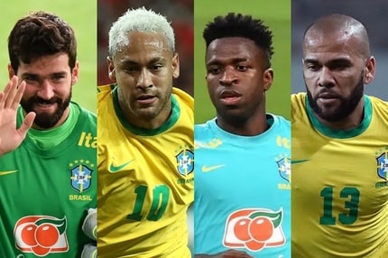 ネイマール　フレッジ　アラーナ　アリソン　ヴィニシウス　ジェズス　直筆サイン ネイマール フレッジ アラーナ アリソン ヴィニシウス ジェズス 直筆サイン