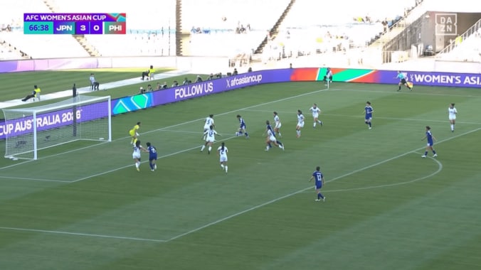 「メッシやん！」なでしこ秘密兵器、3人抜き→ニア上ズドンの衝撃ゴール「凄いものを見せてもらった」松窪真心のゴラッソにファン大興奮【女子アジアカップ】 3枚目