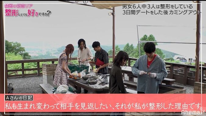 過去8回整形、メンテに数百万…綴られた「整形日記」にE-girlsも衝撃！男女6人のうち3人が整形している恋愛リアリティーショー 9枚目