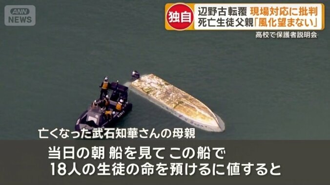 亡くなった武石知華さんの母親