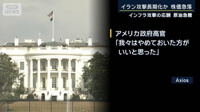 アメリカ政府高官（Axios）