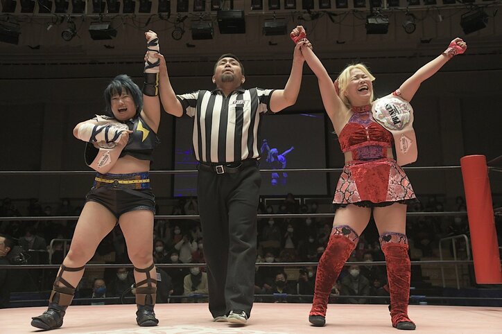 クロちゃんにナメられた“脚”は最大の武器 上福ゆき、桐生真弥との「東洋大タッグ」でタイトルマッチ大健闘