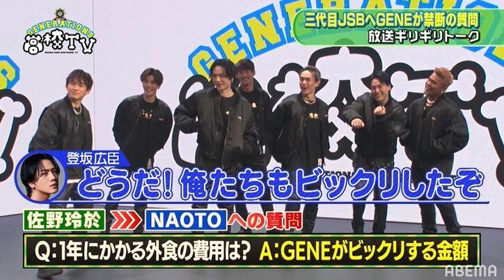 三代目JSB・NAOTO、1年にかかる外食の費用に「税理士に怒られた」とぶっちゃけ