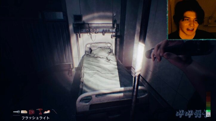 【写真・画像】人気イケメン配信者・スタンミと真空ジェシカ・ガクがホラーゲームを夜の病院で実況プレイ 2枚目