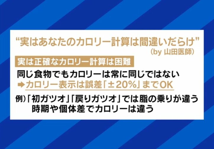 カロリー計算は間違いだらけ?