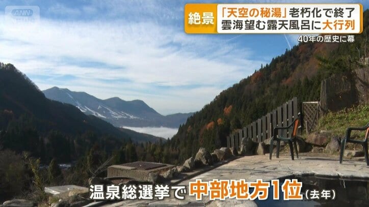 長野を代表する絶景の湯として人気も…