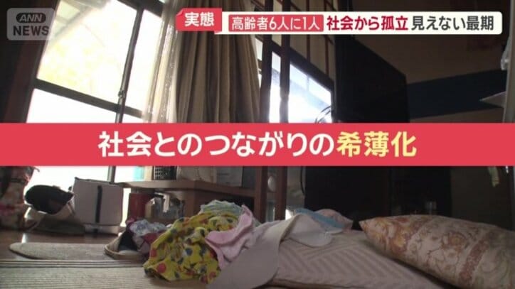 背景に社会とのつながりの希薄化