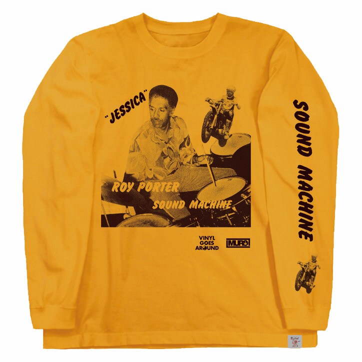 MUROとVINYL GOES AROUNDのコラボレーション、第三弾！ ロイ・ポーター・サウンド・マシーンのオリジナル・ロング・スリーヴ Tシャツが発売