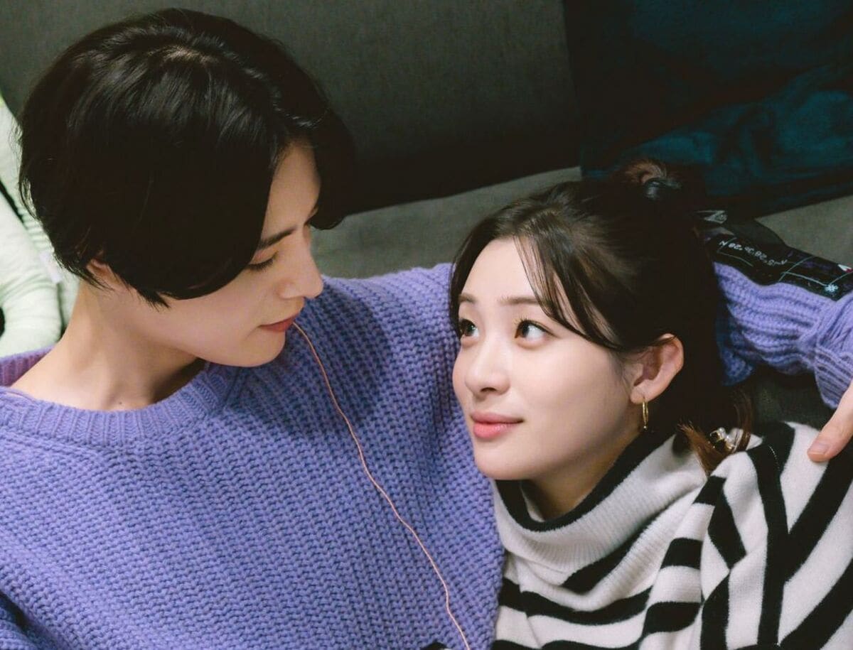 キスの距離 腕枕で見つめ合う足立梨花と塩野瑛久に 心拍数やばい 視聴者興奮 私たち結婚しました2 第4話 ニュース Abema Times