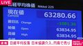 日経平均反落 日米協調介入、円高で売り