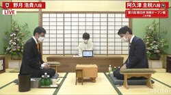 野月浩貴八段 対 阿久津主税八段 本戦出場かけ対局開始／将棋・朝日杯