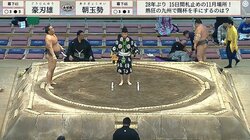 「仲良すぎだろw」力士が土俵下の親方に… “ヒヤリ”が一転「何があった？」 元横綱・二所ノ関親方のソフトないじりにファンほっこり