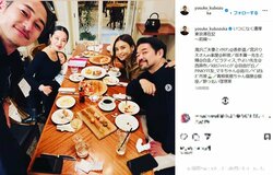 窪塚洋介、家族＆滝沢眞規子夫妻との会食を公開 「優しい顔になりはって」「大好きなコラボ」と反響