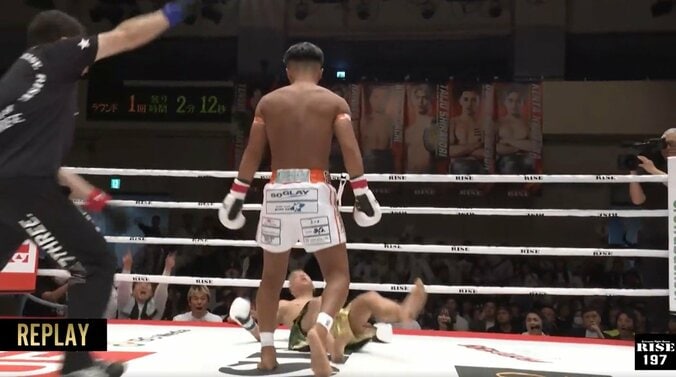 「はやっ」グラドルも驚愕の秒殺KO 「ちょっとこれはスゴイ」実況も苦笑い 5枚目