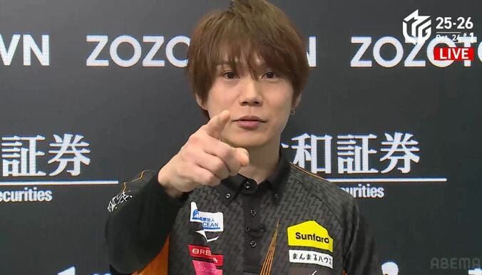 【写真・画像】HONDAの爆走が止まらなかった！本田朋広、アガリ6発の大暴れ ひと月ぶりの大トップで個人3勝目「ガツンと上昇していくんで！」／麻雀・Mリーグ　1枚目