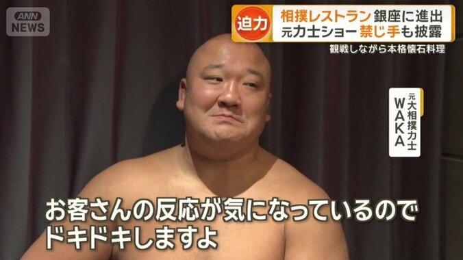 元大相撲力士　WAKAさん