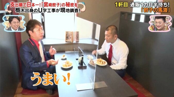 宇都宮が餃子支出ランキングで3位に転落　栃木出身芸人・U字工事がっくり「浜松と二強でやってきた」 3枚目