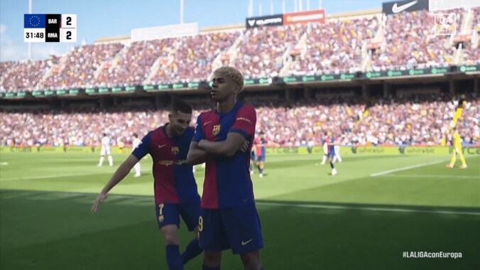 「17歳でメッシの域に…」神童ヤマル、クラシコで驚愕ゴール！「笑うしかないくらい上手い」「言葉が出ない」エンバペ真似たセレブレーションも話題 3枚目