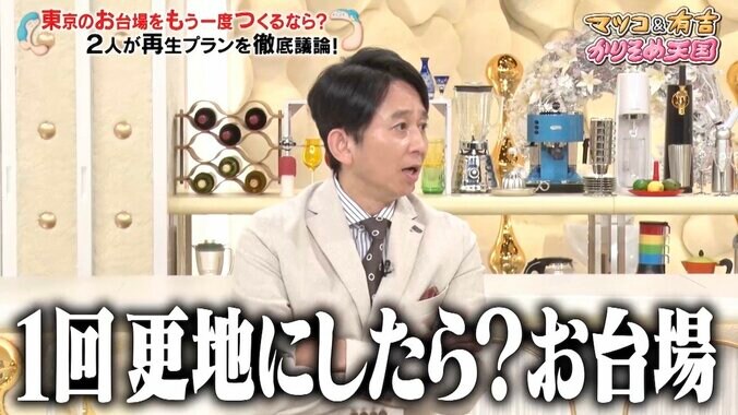 東京・お台場の街作りをもう1度行うなら…？ マツコ＆有吉が徹底討論「また更地に」 1枚目
