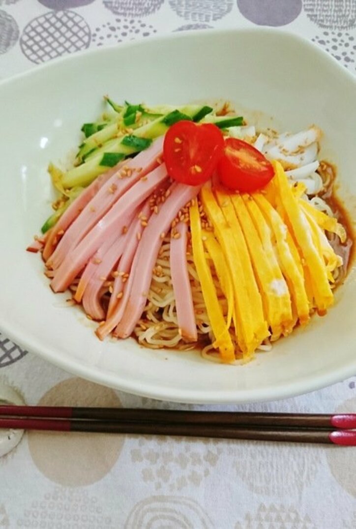 細川直美、ランチに娘と作った“冷やし中華”を堪能「ヒンヤリと美味しかった」