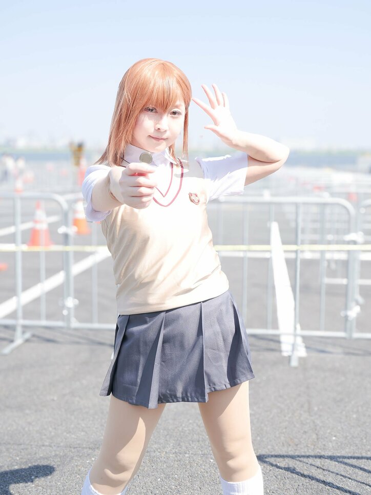 【写真・画像】『とある科学の超電磁砲』御坂美琴コスプレ画像　1枚目