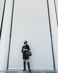 「可愛い過ぎるよぉ～」「美！」谷まりあ、クールなオールブラックコーデに称賛の声