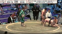 「上、あがんなきゃ！」幕下力士、取組後に“異変”も…救命士へ親方が迅速な指示「無理すんな」館内は激励と安堵の拍手