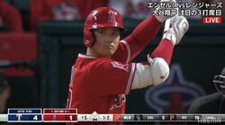大谷翔平、1盗塁＆１得点も２試合連続ノーヒット 最終打席では観客総立ちの115.5メートル大飛球放つ