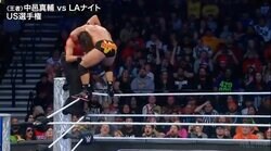 中邑真輔が「悶絶」…ベテラン対決で超ド級の“トップロープ一足飛び”→そのまま叩き落とされた瞬間 会場騒然「最高到達点ヤバい」