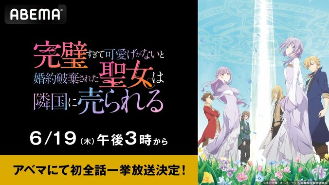 【写真・画像】アニメ『完璧聖女』初の全話一挙放送が決定！最終回翌日の6月19日（木）午後3時より　1枚目
