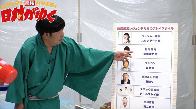 バナナマン日村、熱湯風呂の奥義「脚前挙」に挑戦　松尾伴内から一子相伝なるか 2枚目