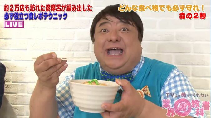 彦摩呂が教える“4大高視聴率食”　焼肉、とんかつ、ラーメン、カレーのおいしそうな食べ方 1枚目