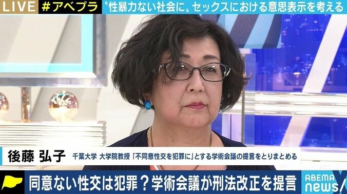 「同意なき性交は犯罪にすべき」日本学術会議が提言 “同意”の意味とは?中心メンバーに聞く 1枚目